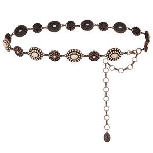 3684 Rustic Couture's Large Turquoise Western Concho Belts For Women